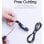 Collier de serrage antiadhésif réutilisable en nylon noir Vention KAABJ (5 m) (11 mm)