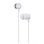 Auriculares AIWA ESTM-20WT com cabo jack 3,5 mm graves potentes brancos
