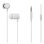 Auriculares AIWA ESTM-20WT com cabo jack 3,5 mm graves potentes brancos