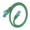 Cable de red AISENS A135-0807 RJ45 Cat.6 50cm Verde AWG26 CCA UTP