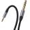 Cable Estéreo Vention BAUHJ Jack 3.5 a Jack 6.3 5m gris con contactos dorados
