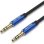 Cabo estéreo Vention BAXLI 3m jack 3,5mm alumínio azul dourado