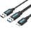 Cable USB Vention CQPBF USB 3.0 Micro-B/USB 2.0 A 1m 5Gbps Negro Alimentación Extra