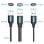 Cable USB Vention CQPBF USB 3.0 Micro-B/USB 2.0 A 1m 5Gbps Negro Alimentación Extra