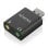 AISENS A106-0768 USB-A Soundkarte Audio Konverter 16/24bit Plug&Play Schwarz