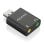 AISENS A106-0768 USB-A Soundkarte Audio Konverter 16/24bit Plug&Play Schwarz
