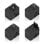 Adaptador Universal de Viaje AISENS GaN 35W 2xUSB-A QC3.0 3xUSB-C PD3.0 Negro