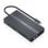 Dock USB-C AISENS Dock 12 en 1 HDMI DisplayPort RJ45 USB-A/C PD 100W Lector SD/MicroSD Gris 20cm