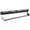 Patch Panel Phasak PU 2424 24P Cat.6 UTP 1U Dual Organizador Rack 19? Aluminio Negro