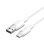Cabo USB-C Vention CTNWH 2.0 60W 3A 480Mbps 2m Branco Trançado