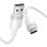 Cabo USB-C Vention CTNWH 2.0 60W 3A 480Mbps 2m Branco Trançado