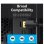Cable DisplayPort VENTION HAKBH 2m 4K60Hz noir contacts dorés 30AWG