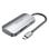 Docking Vention TNHHB USB-C 3xUSB 3.0 PD 100W SD MicroSD Reader Grigio 0,15 m