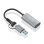 Convertisseur HDMI AISENS A109-0913 USB-A USB-C Mâle HDMI 1080P 15 cm Gris