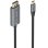 Cable Conversor AISENS A109-0880 USB-C/DisplayPort 8K 1.8m Negro bidireccional aluminio