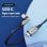 Cavo USB 2.0 Vention TAKHF da tipo C a tipo C 90º 100 W 480 Mbps 1 m grigio