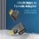 Adaptador HDMI Vention AIQB0 4K 270º Macho-Hembra Chapado en Oro Negro