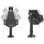 Soporte Tablet AISENS MS1P02-111 Antirrobo Ajustable 8-11? Pared/Sobremesa Negro