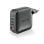Cargador de pared NGS BUD 165W 4 Puertos 3 USB-C 1 USB-A Carga rápida Negro