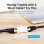 Conector RJ45 Vention VDD-B10-W Cat5e UTP Blanco Pack 5 unidades