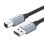 Cabo USB 2.0 Vention CTTHG 2m USB-A Macho a USB-B Macho Cinzento 480Mbps
