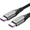 Câble USB-C Vention TAEHG 1,5 m 100 W 480 Mbps en nylon renforcé gris