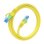 Cable de red AISENS A135-0834 Cat.6 1.5m Amarillo AWG26 CCA UTP RJ45