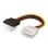 Câble d'alimentation SATA AISENS A131-0158 16 cm 100 % cuivre Molex 4 broches vers SATA 15 broches femelle