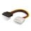 Câble d'alimentation SATA AISENS A131-0158 16 cm 100 % cuivre Molex 4 broches vers SATA 15 broches femelle