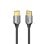 VENTION ALEHG 1,5 m 4K Slim HDMI Cabo Cinza Macho-Macho 18 Gbps Banhado a Ouro