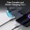 Câble USB 2.0 Type-C 5 A 100 W Vention CTKBAV 1,2 m 480 Mbps Noir