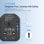 Vention FJCB0 20W Universal-Wandladegerät 1xUSB-C 2xUSB All-in-One Travel Schwarz