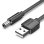 Cable de alimentación Vention CEYBD USB-A a DC 5.5mm 50cm Negro 5V