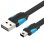 Cavo USB 2.0 Vention VAS-A14-B050 50cm Mini USB - USB Blu e Nero 480Mbps