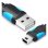 Cavo USB 2.0 Vention VAS-A14-B050 50cm Mini USB - USB Blu e Nero 480Mbps