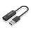 AISENS A106-0770 USB-A Soundkarte 3,5mm Klinke 48KHz 0,1m Schwarz