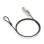 Cable de Seguridad Nano AISENS ASLK-D50N05-BK combinación 1.5m acero negro