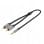 Câble stéréo Vention BCNBF jack 3,5 mm mâle vers 2x RCA mâles 1 m gris antibruit
