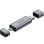 Lecteur de cartes double SD/TF Vention CLLH0 USB 3.0 Type-C en aluminium 512 Go