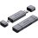 Lettore schede Vention CLLH0 USB 3.0 Tipo-C Alluminio Doppio SD/TF 512GB