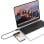 Adaptador 2.5 USB-C 3.1 Gen1 AISENS ASE-25C04B ABS Negro compacto UASP LED