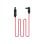 Cable SATA Nanocable 10.18.0202-OEM 0,5m Rojo Macho/Macho Conector Acodado SATA II 3Gbps