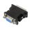 Adaptador DVI a SVGA AISENS A118-0092 24+5 Macho a HDB15 Hembra Contactos Oro Negro