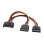 AISENS A131-0353 Cabo SATA Macho para 2x Fêmea 15 pinos 0,2m Preto até 54W