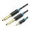 Câble stéréo Vention BACBI 3 m, jack 3,5 mm mâle vers 2 jacks 6,35 mm mâles, plaqué or, noir