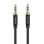 Cable estéreo Vention BAXBI Jack 3.5 macho-macho 3m chapado en oro negro