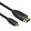 Cable HDMI Vention VAA-D03-B100 1m Alta Velocidad 10.2Gbps 24K Micro HDMI Negro