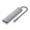 Hub AISENS 5 puertos 5Gbps modelo A109-0857 USB-C Power Delivery 100W gris