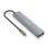 Hub AISENS 5 puertos 5Gbps modelo A109-0857 USB-C Power Delivery 100W gris