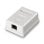 Roseta de superfície AISENS A139-0303 Cat.6 FTP 1 tomada RJ45 branca
